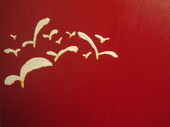 Red & White Painting_001